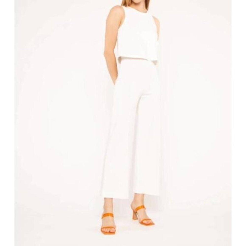 NEW RIPLEY RADER Ponte Straight Leg Cropped Pants Size 4 US Large
